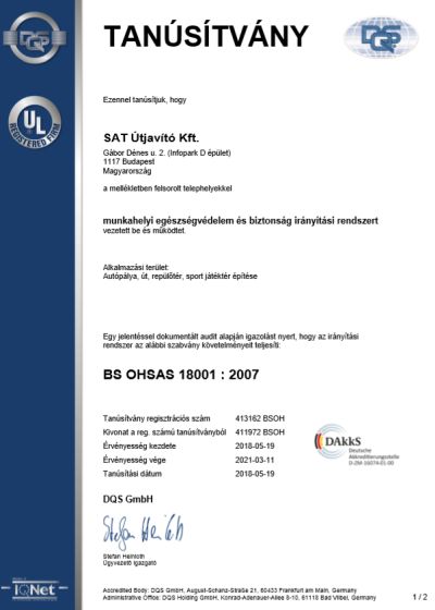 BS OHSAS 18001:2007